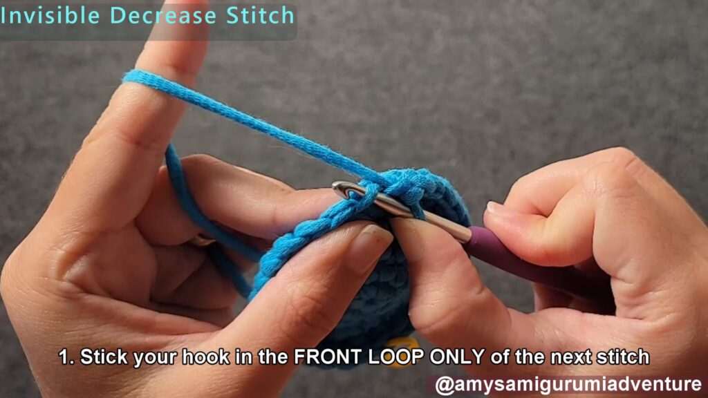 invisible decrease stitch