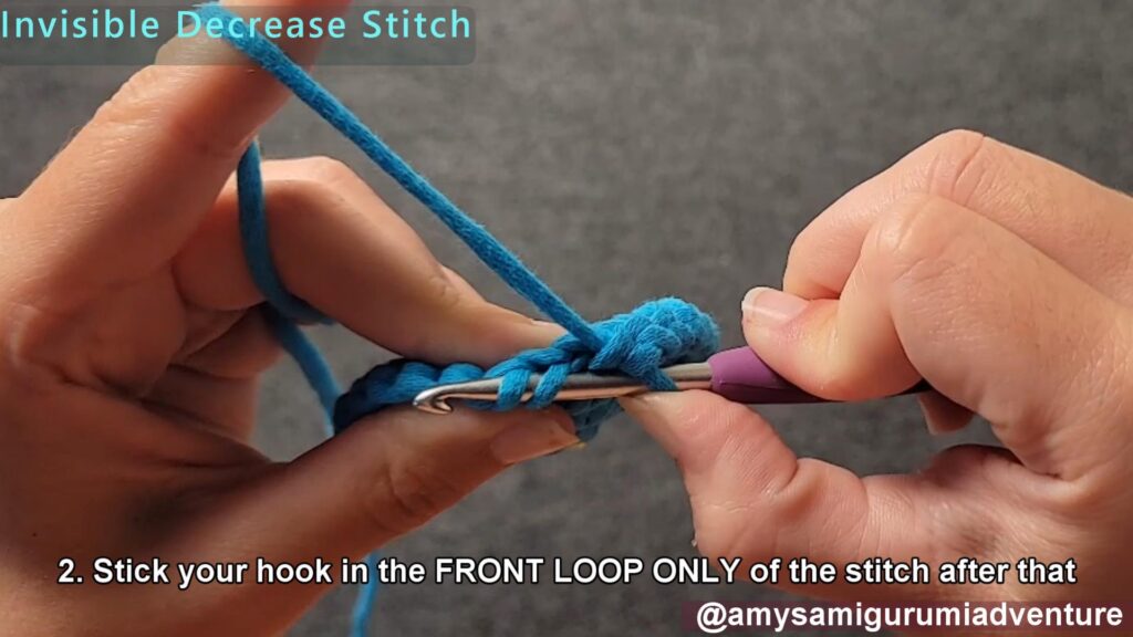 invisible decrease stitch