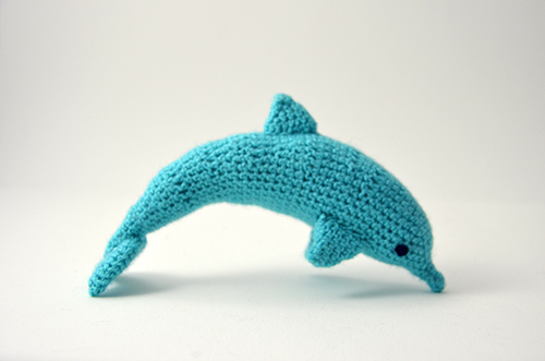 crochet dolphin